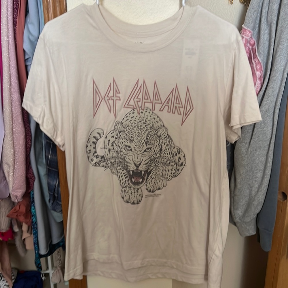 Def Leppard t shirt from Abercrombie & fitch; size L